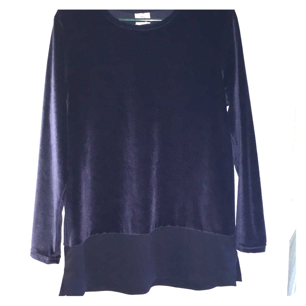 Blue Velvet Top
